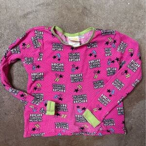 Vintage Y2K Pink High School Musical Thermal Top